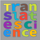 Logo consisting of the letters of 'Translate Science' in different colours arranged in a 4x4 square